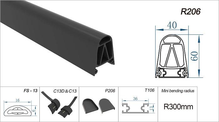 EPDM sigurnosni rub za klizna vrata